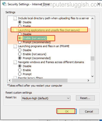 Image result for Switch Off File Security
