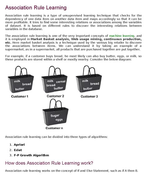 DMDW unit 2 - Association Rules and Classification - Association Rule ...