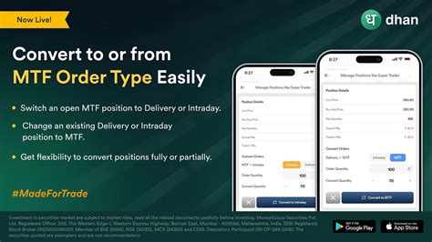 Live Now: Convert Open Trading Positions Between MTF, Intraday, and ...