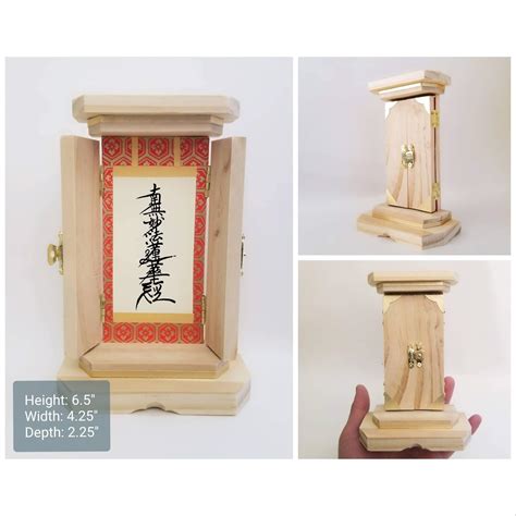 Buy Mini Butsudan with Odoku gohonzon, Namu Myoho Renge Kyo, Nichiren ...