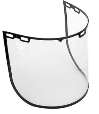 2 x Delta Plus VISOR-PC Safety Visors Faceshields Clear Polycarbonate ...