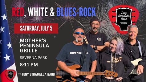 Tony Stramella Band Live @ Mothers: Red, White & Blues-Rock, Mother's ...