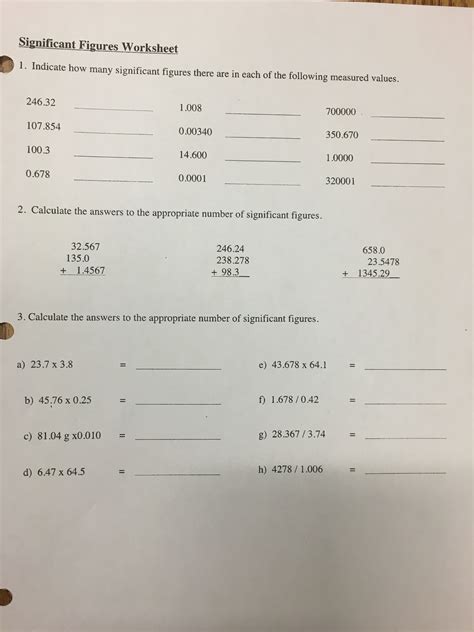 Scientific Notation, Significant Figures, and Dimensional Analysis