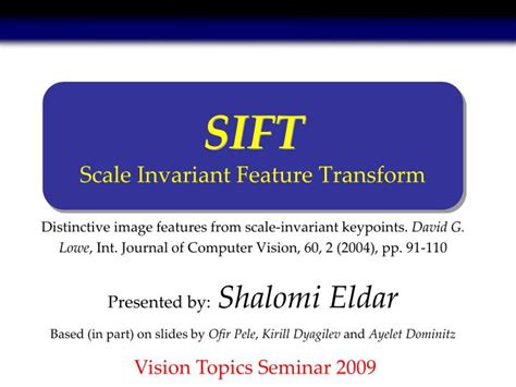 Image result for Scale-Invariant Feature Transform