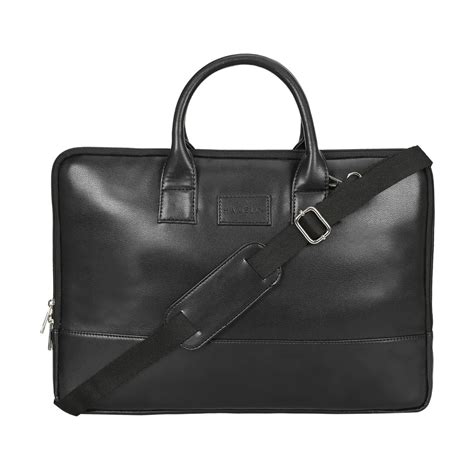 HAMELIN Theo Sleek Printed Messenger Bag | Color- Black | Vegan Leather ...