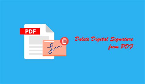 Remove Digital Signature PDF 的图像结果