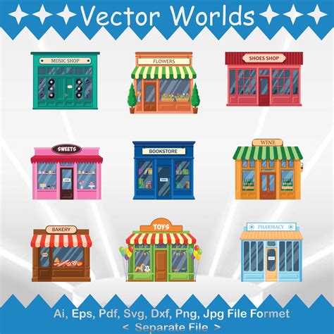Shop Local SVG Vector 的图像结果