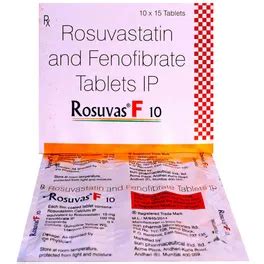 Rosuvas F 10 Tablet | Uses, Side Effects, Price | Apollo Pharmacy