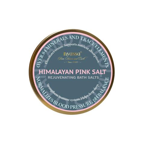 Himalayan Pink Rejuvenating Bath Salts 220gm – Nyassa