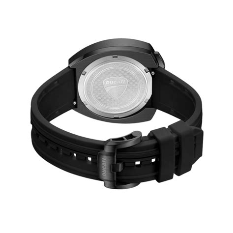 Ducati Corse Black Dial and Rubber Strap Chronograph Mens Watch DTWGO0 ...