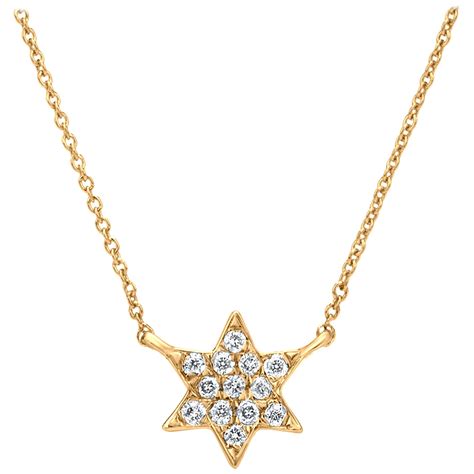 CHANEL Comete Star Diamond Yellow Gold Pendant Necklace at 1stDibs ...
