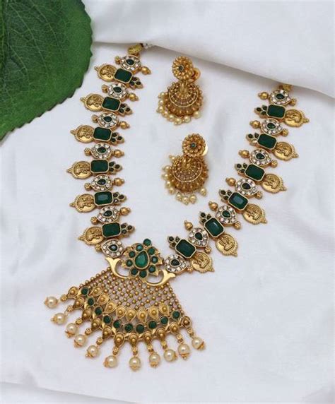 Green Jewellery Sets - Buy Green Jewellery Sets Online at Best Prices ...