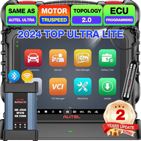 Buy AutelMaxiCOM Ultra Lite Scanner: 2 Years Free Update, 2024 Upgrade ...