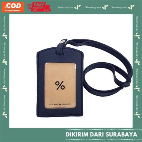 Jual Warna Biru Tua Kancing ID Card Holder Lanyard Name Tag - Kota ...