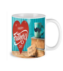 GOODCHEER Mug and Books Happy Father day Printed Coffee and Tea Fathers ...