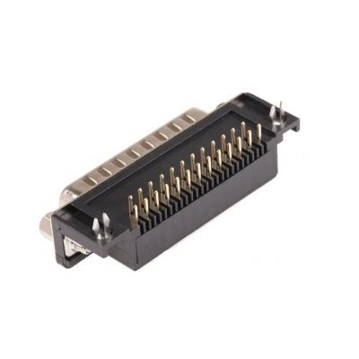 DB25 Female Right Angle Connector - 25 Pin - PCB Mount buy online at ...