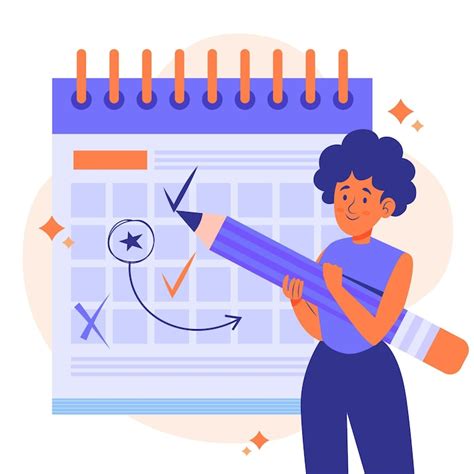 Schedule cartoon Images - Free Download on Freepik