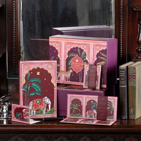 Haathi Humsafar Luxury Stationery Gift Box – Purple Bird | Luxury ...