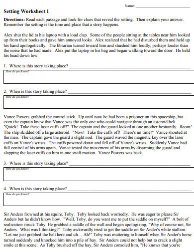 Image result for Setting Exercise