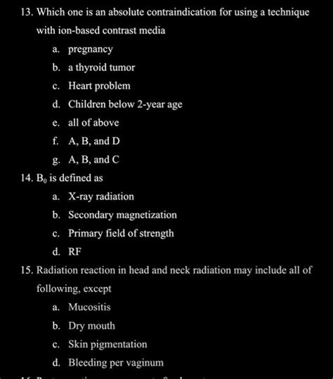 Visibility qualities of a displayed image include all of the following except:
A) brightness.
B) c