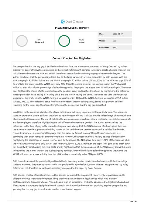 Duplichecker Plagiarism Report - PLAGIARISM SCAN REPORT 0% Plagiarised ...