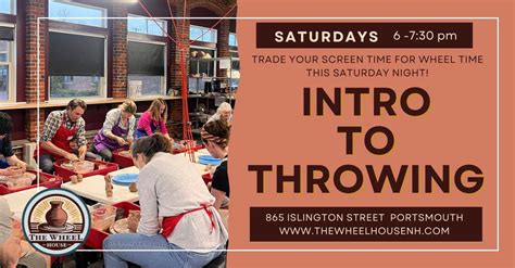 Saturday Night Intro to Throwing Class, 865 Islington Street ...