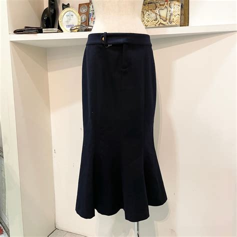 Ralph Lauren/mermaid skirt/navy/ladies/ラルフローレン/マーメイドスカート/ネイビー/レディース | UTA5