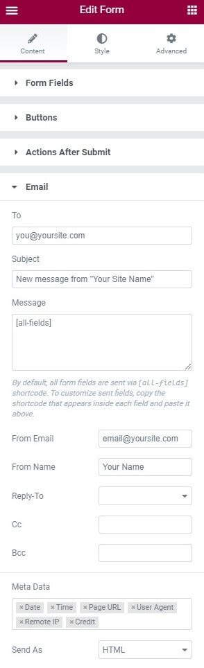 Image result for Elementor Subscribe Form