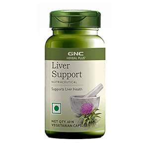 Buy GNC Herbal Plus Liver Support - 60 Vegetarian Capsules Online at ...