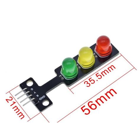 Led Traffic Lights Signal Module Digital Signal Output Traffic Light Module