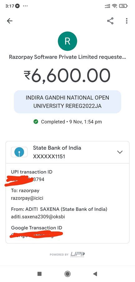 [Resolved] Indira Gandhi National Open University — Fees paid but ...