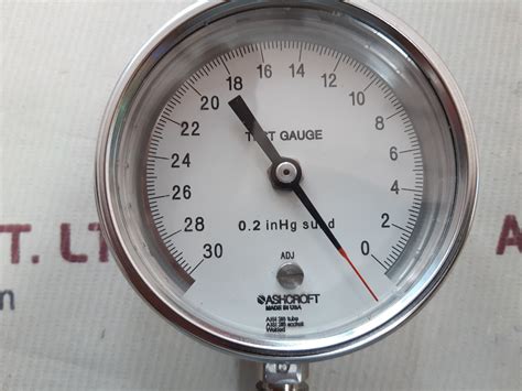Ashcroft 0.2 inhg subd test gauge – Aeliya Marine Tech
