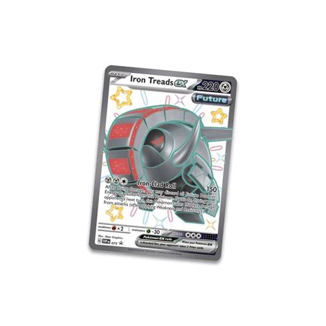 Pokémon TCG: Scarlet & Violet-Paldean Fates Tin (Shiny Iron Treads ex ...