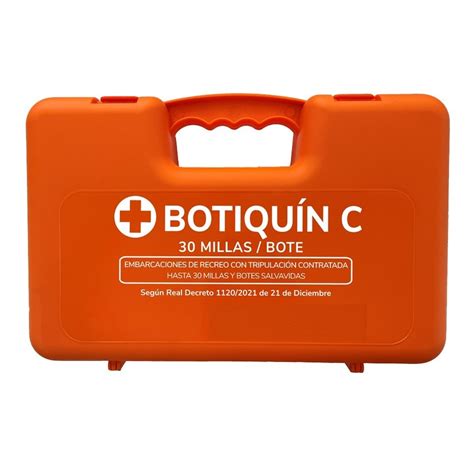 Maletín-Botiquín marino Tipo C-30 millas- homologado .(MALETÍN VACIO ...