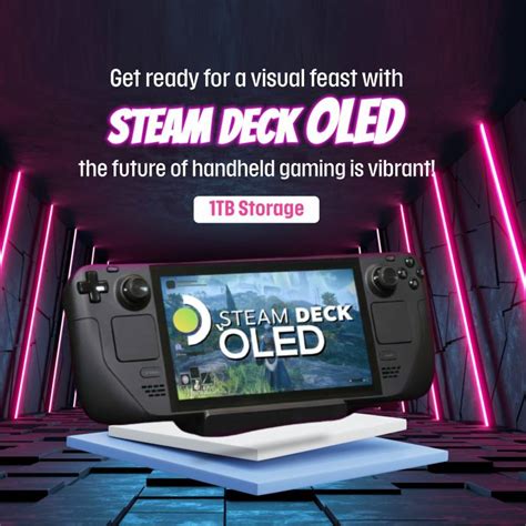 Valve Steam Deck Latest Oled Edition Handheld Gaming Console 1 TB 1000 ...