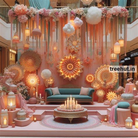 85 Shopping Mall Decoration Ideas for Diwali with Decoration Techniques