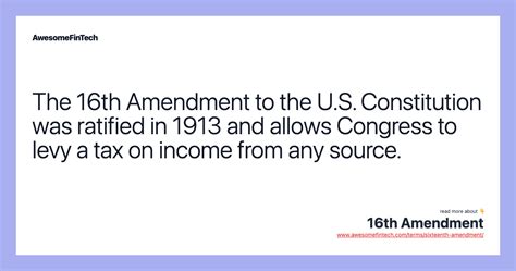 Image result for 16th Amendment