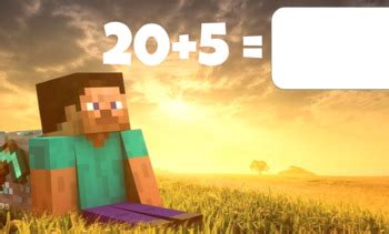 Image result for Minecraft Math Addition