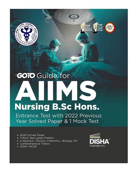 Buy Go To Guide for AIIMS Nursing B.Sc. Hons. Entrance Test with 2022 ...