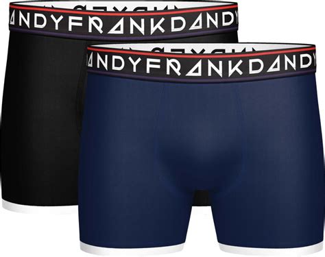 Frank Dandy Höst 2017 Dark Navy/ Black 2-Pack St Paul Bamboo Boxer M ...