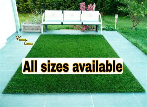 Kingdom High Density Artificial Grass Carpet , Grass Mat for Home ...