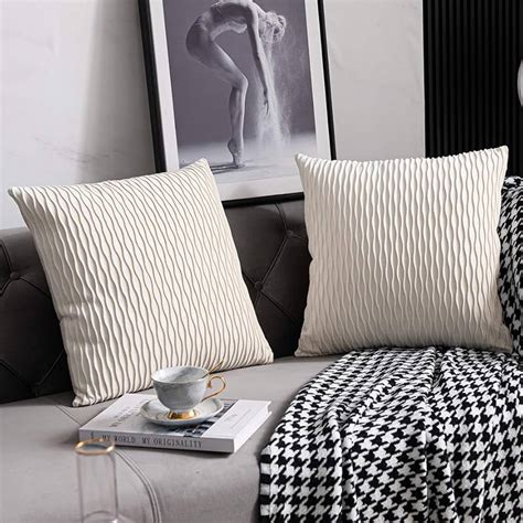 White square on sale throw pillows
