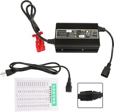 EPOTOOR 24V 10A Floor Scrubber Battery Charger with SB50 Style Red ...