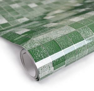 SHARPNAL Green Checks Aluminum Foil Kitchen Stickers Price in India ...