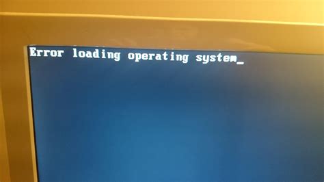 Error Loading Operating System - id-tekno
