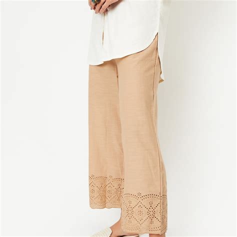 Buy Women Schiffi Hem Palazzos Online at just Rs. 599.0 - 1000014454933 ...