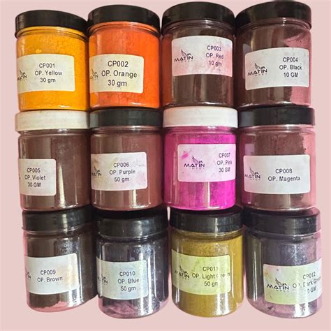 Candle Colors (Powder) CP001-CP014 – MATIN IMPEX