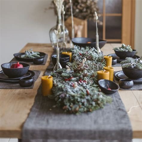 Image result for Rustic Christmas Table Runner