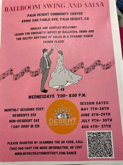 Jul 9 | Ballroom, Swing, Salsa , Line Dancing Classes | Palm Desert, CA ...