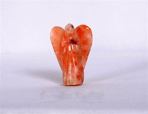 Jet Sunstone 1 Inch Angel Crystal Therapy Healing Chakra Balancing ...